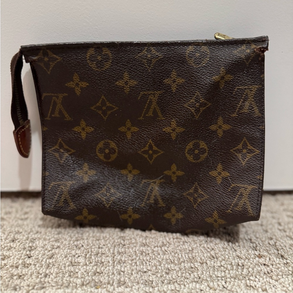 Louis Vuitton Brown Monogram Toiletry Bag